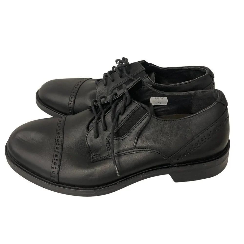 Naot Mens Bondos Oxford Dress Shoes Size EU 43 US 9 Black Lace Up Leather NWOB